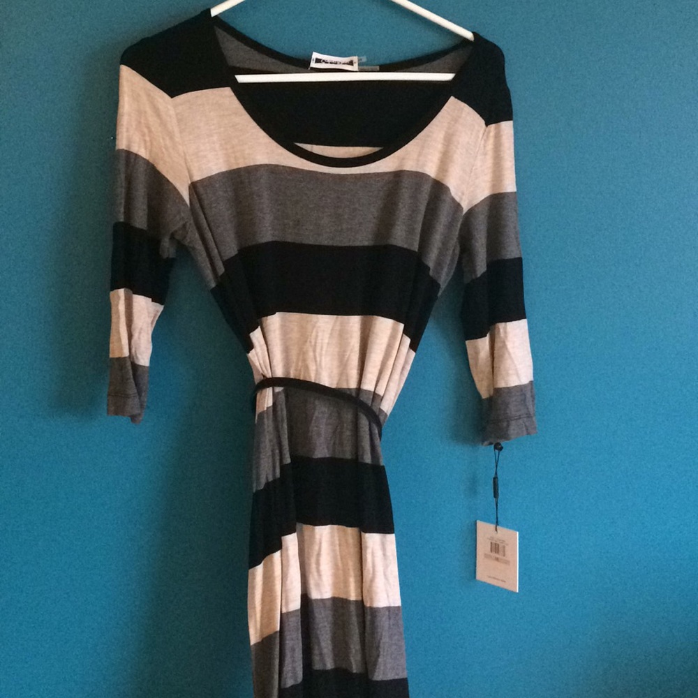 Striped maxi dress